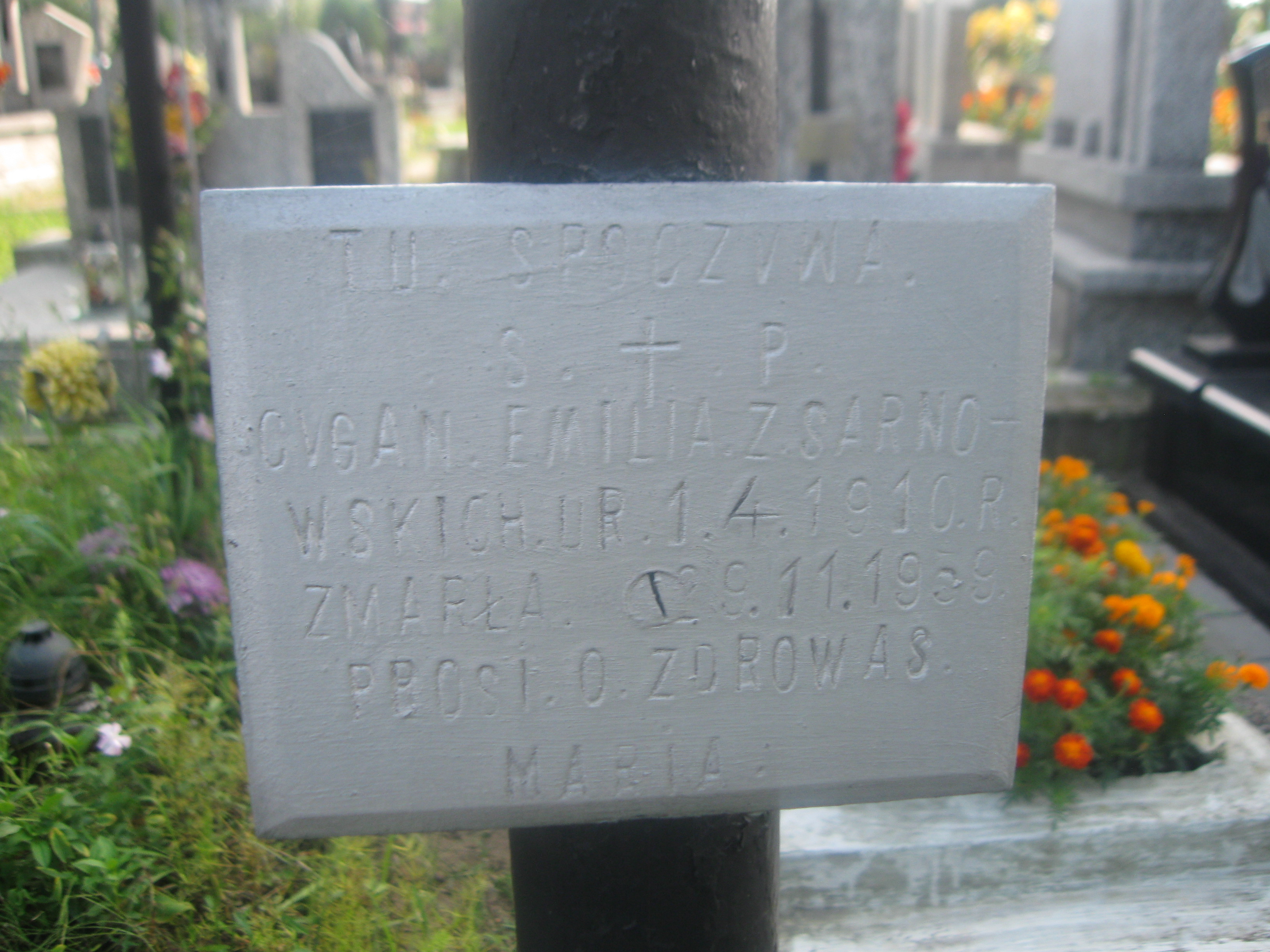 Emilia Cygan 1910 Zaleszany - Grobonet - Wyszukiwarka osób pochowanych