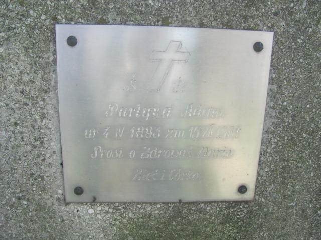 Adam Partyka 1893 Zaleszany - Grobonet - Wyszukiwarka osób pochowanych