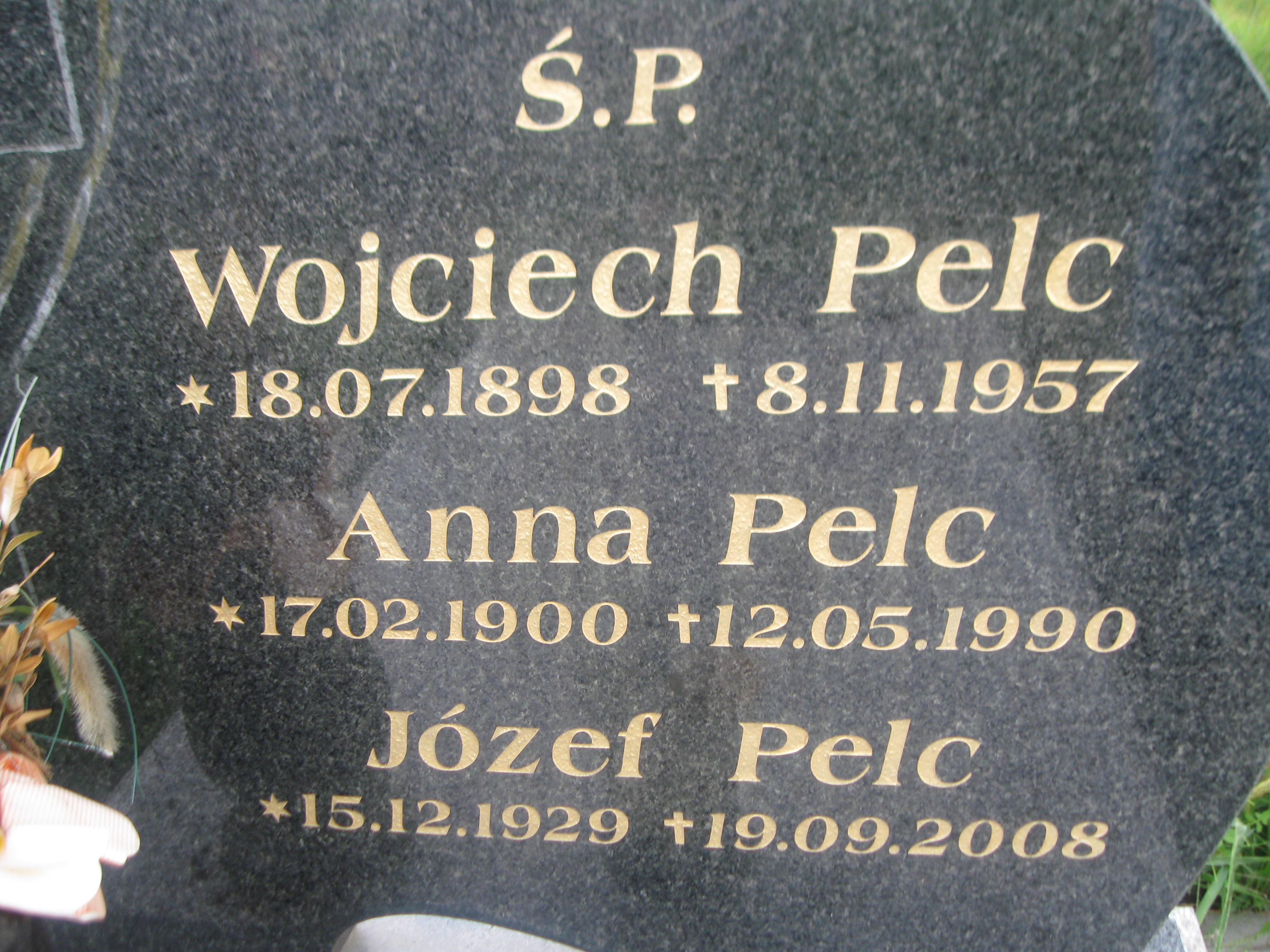 Józef Pelc 1929 Zaleszany - Grobonet - Wyszukiwarka osób pochowanych