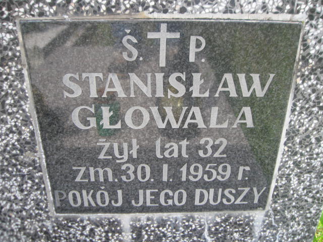 Stanisław Głowala Zaleszany - Grobonet - Wyszukiwarka osób pochowanych