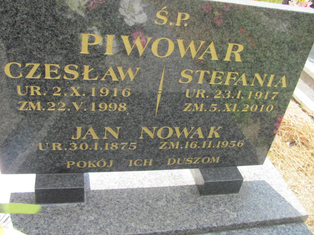 Jan Nowak 1875 Zaleszany - Grobonet - Wyszukiwarka osób pochowanych