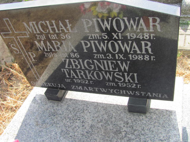 Maria Piwowar 1902 Zaleszany - Grobonet - Wyszukiwarka osób pochowanych