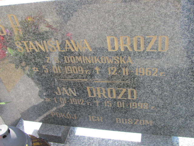 Stanisława Drozd 1909 Zaleszany - Grobonet - Wyszukiwarka osób pochowanych