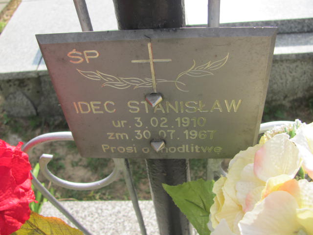 Stanisław Idec 1910 Zaleszany - Grobonet - Wyszukiwarka osób pochowanych