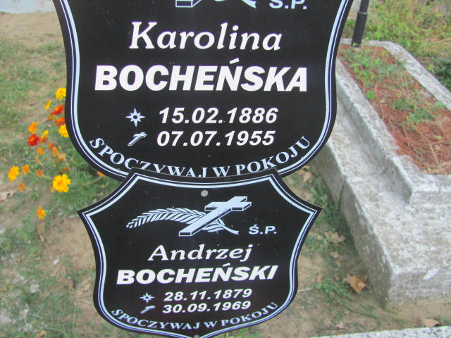 Karolina Bocheńska 1886 Zaleszany - Grobonet - Wyszukiwarka osób pochowanych