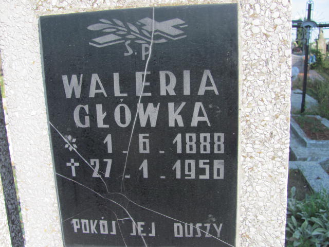 Waleria Główka 1888 Zaleszany - Grobonet - Wyszukiwarka osób pochowanych