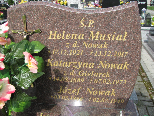 Józef Nowak 1866 Zaleszany - Grobonet - Wyszukiwarka osób pochowanych