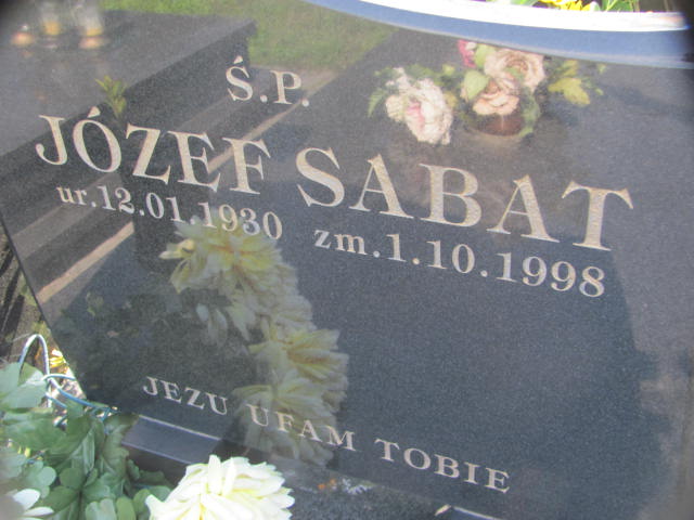 Józef Sabat 1930 Zaleszany - Grobonet - Wyszukiwarka osób pochowanych