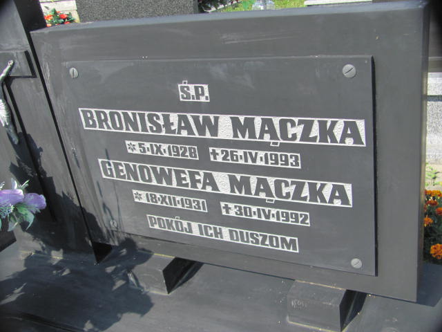 Genowefa Mączka 1931 Zaleszany - Grobonet - Wyszukiwarka osób pochowanych