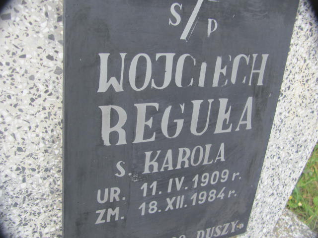 Wojciech Reguła 1909 Zaleszany - Grobonet - Wyszukiwarka osób pochowanych